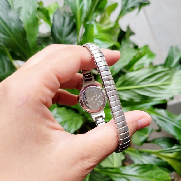 Vintage Thomas Calvi Quartz Rhinestone Watch - Picture 8 of 9